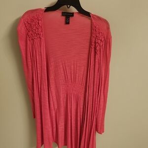 Cable & Gauge Coral Cardigan